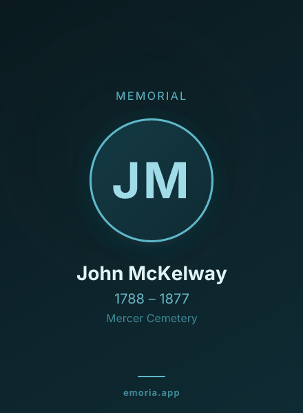 Memorial portrait of John McKelway