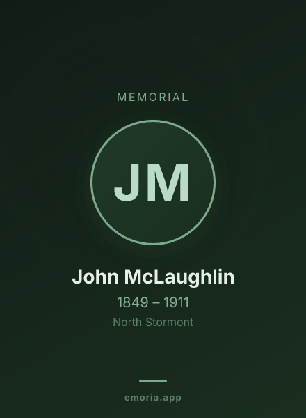 Memorial portrait of John McLaughlin