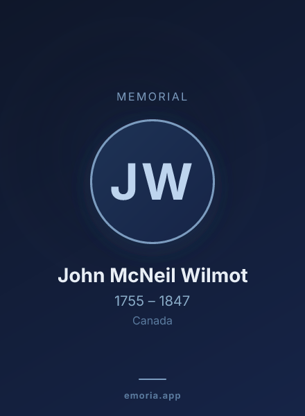 Memorial portrait of John McNeil Wilmot