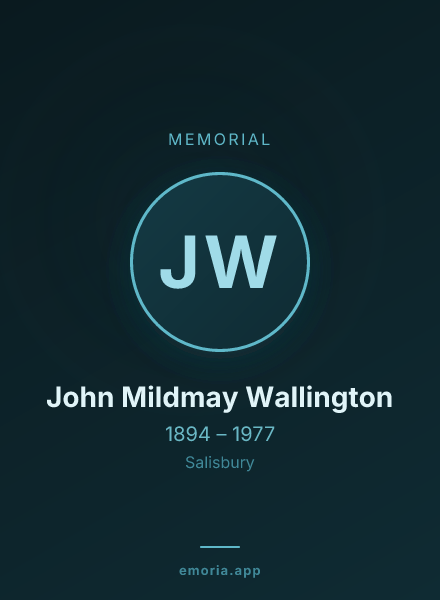 Memorial portrait of John Mildmay Wallington