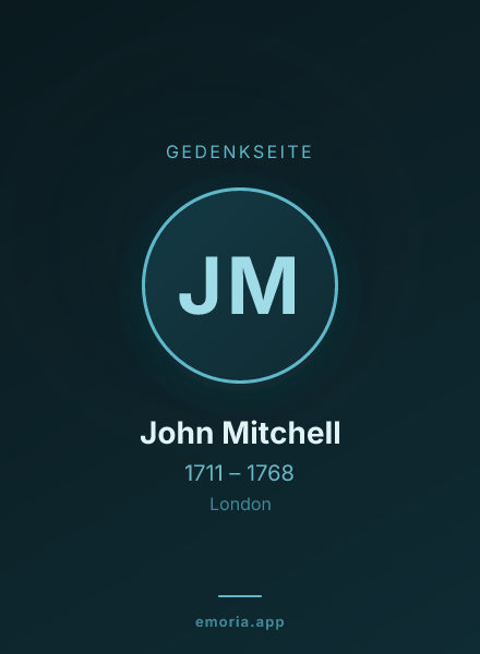Gedenkportrait von John Mitchell