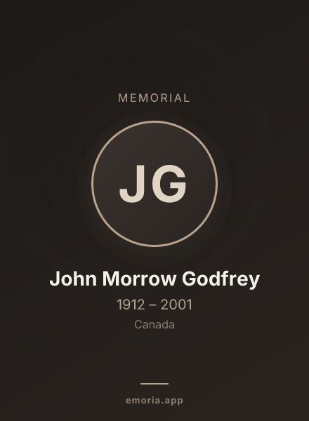 Memorial portrait of John Morrow Godfrey