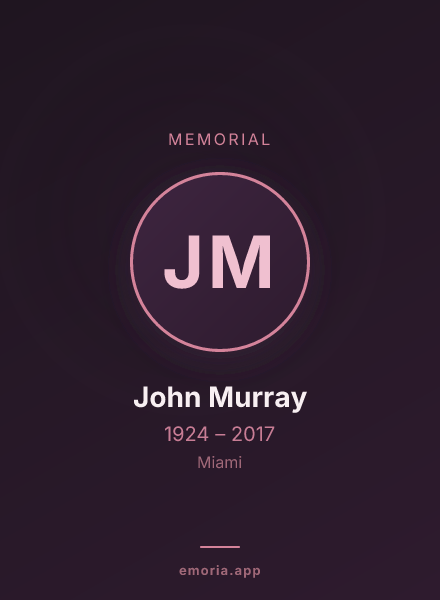 Memorial portrait of John Murray