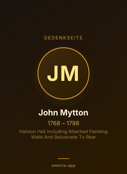 Gedenkportrait von John Mytton
