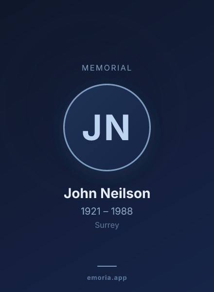Memorial portrait of John Neilson