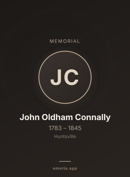 Memorial portrait of John Oldham Connally