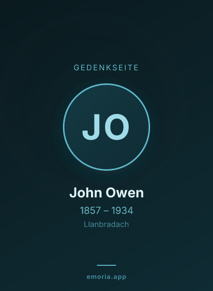 Gedenkportrait von John Owen