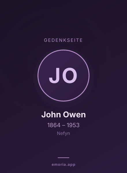 Gedenkportrait von John Owen
