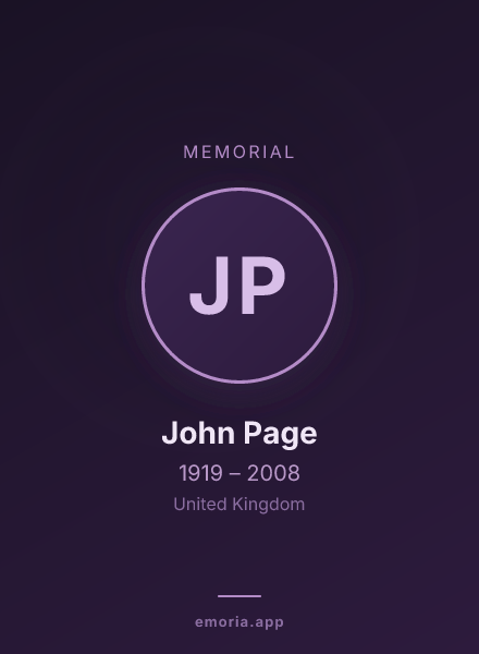 Memorial portrait of John Page