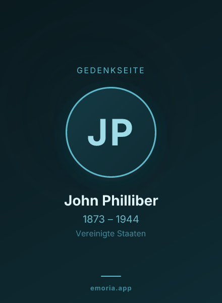 Gedenkportrait von John Philliber
