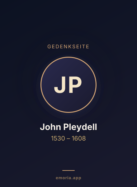 Gedenkportrait von John Pleydell