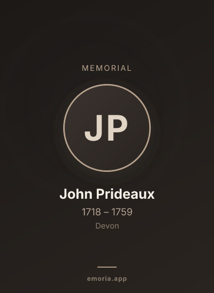 Memorial portrait of John Prideaux