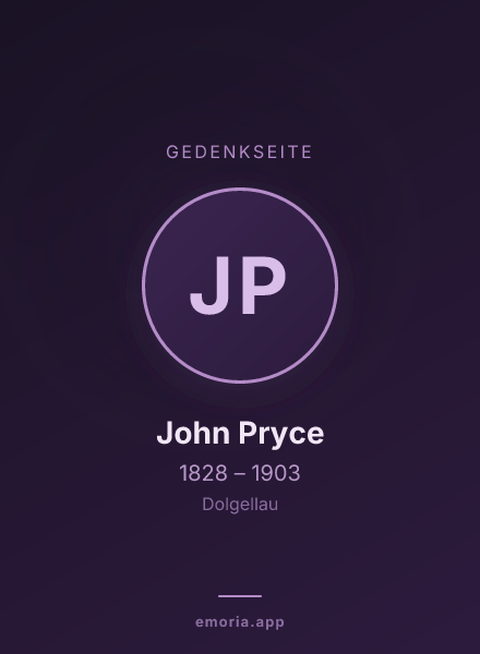 Gedenkportrait von John Pryce