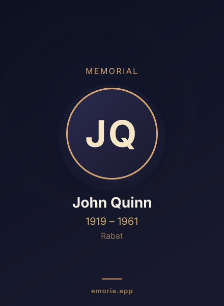 Memorial portrait of John Quinn