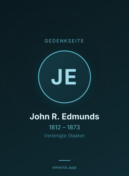 Gedenkportrait von John R. Edmunds