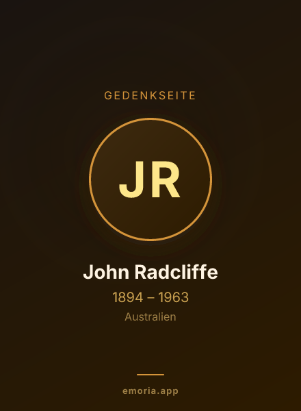 Gedenkportrait von John Radcliffe