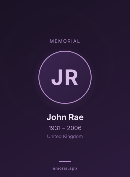 Memorial portrait of John Rae