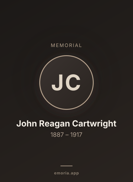 Memorial portrait of John Reagan Cartwright