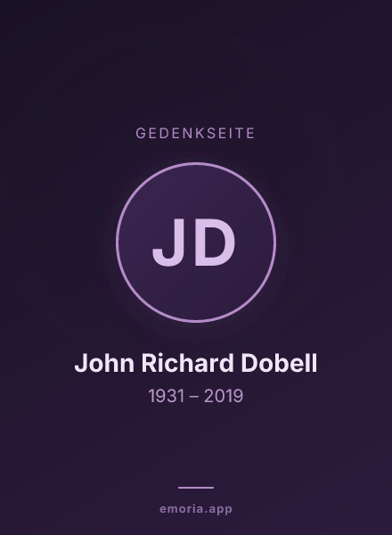 Gedenkportrait von John Richard Dobell
