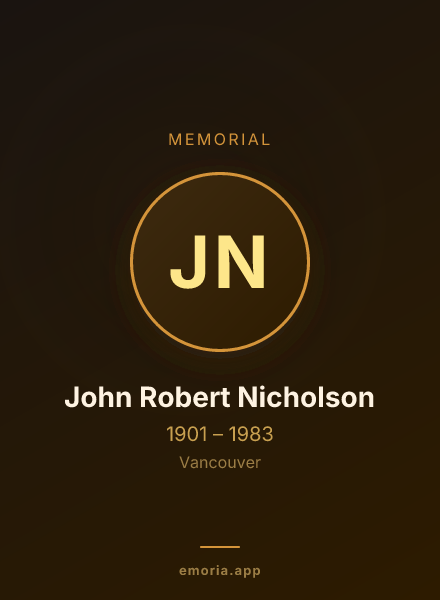 Memorial portrait of John Robert Nicholson