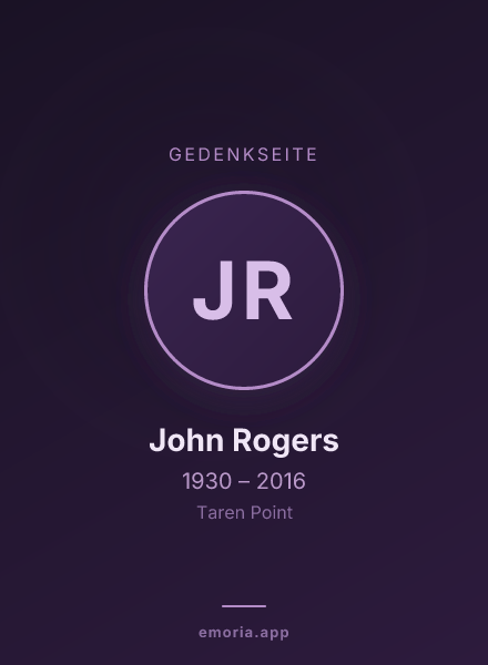 Gedenkportrait von John Rogers