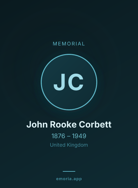 Memorial portrait of John Rooke Corbett