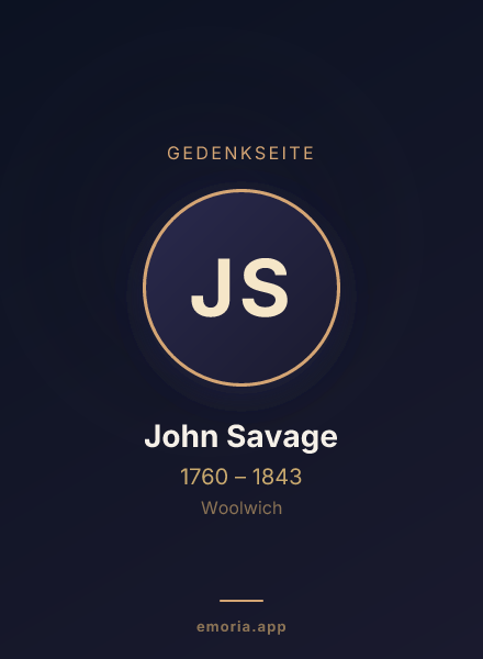 Gedenkportrait von John Savage
