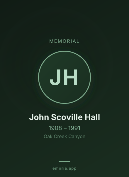 Memorial portrait of John Scoville Hall