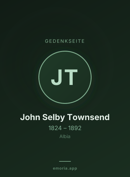 Gedenkportrait von John Selby Townsend