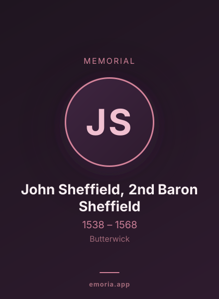 Memorial portrait of John Sheffield, 2nd Baron Sheffield