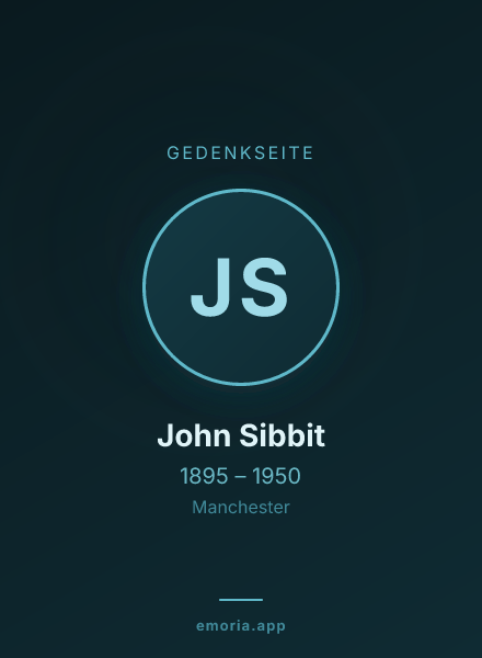 Gedenkportrait von John Sibbit