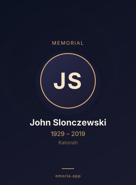 Memorial portrait of John Slonczewski