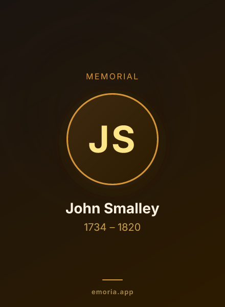 Memorial portrait of John Smalley