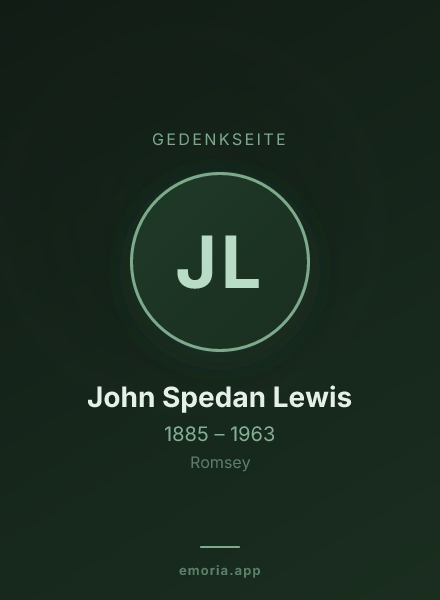 Gedenkportrait von John Spedan Lewis