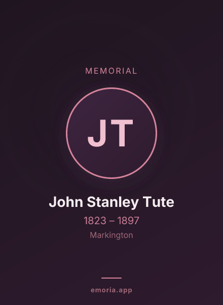 Memorial portrait of John Stanley Tute