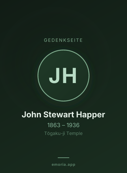 Gedenkportrait von John Stewart Happer