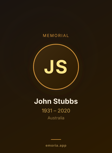 Memorial portrait of John Stubbs