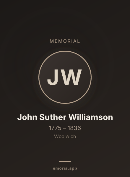 Memorial portrait of John Suther Williamson