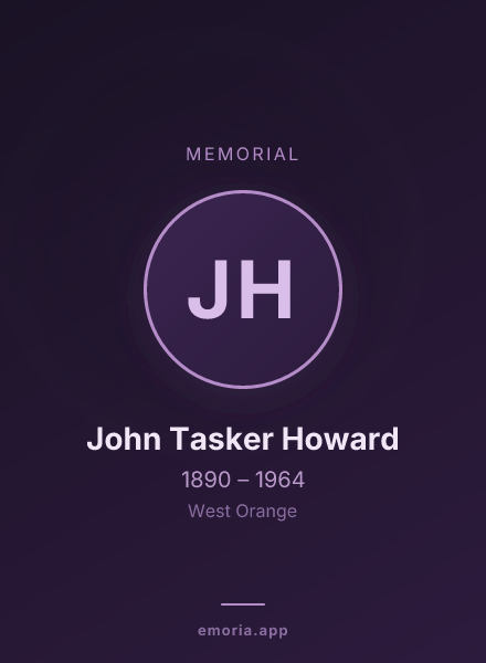 Memorial portrait of John Tasker Howard
