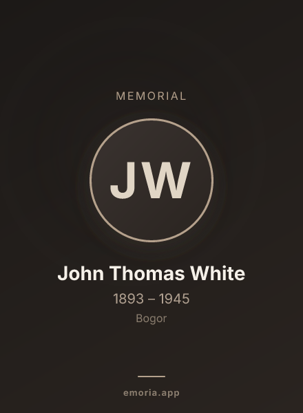 Memorial portrait of John Thomas White