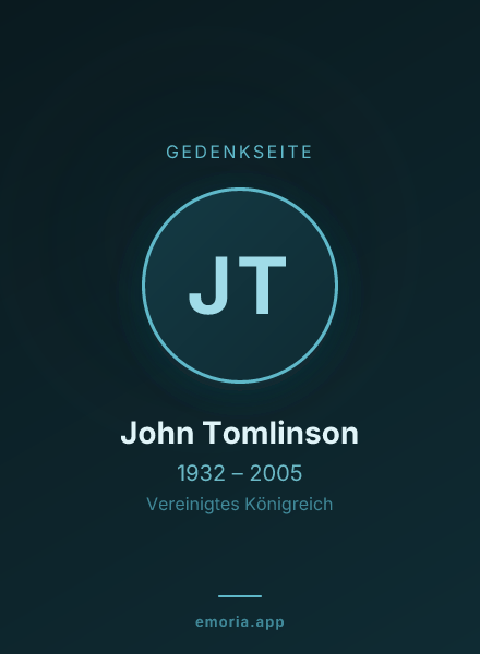 Gedenkportrait von John Tomlinson