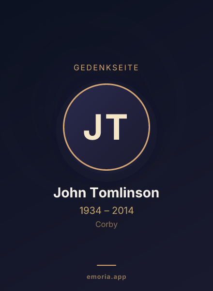 Gedenkportrait von John Tomlinson
