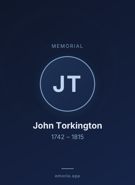 Memorial portrait of John Torkington