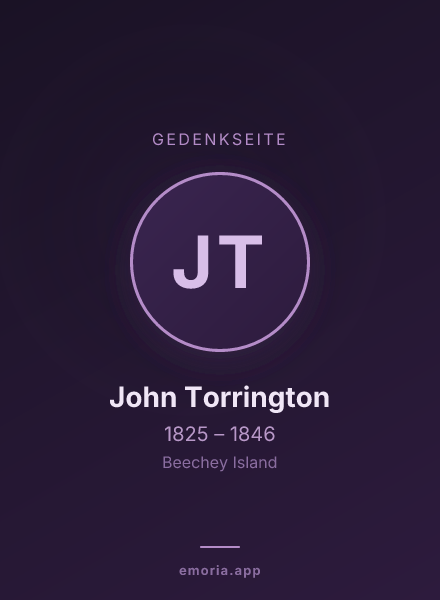 Gedenkportrait von John Torrington