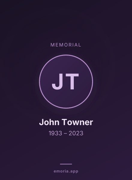 Memorial portrait of John Towner