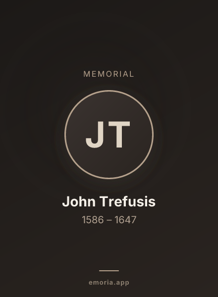 Memorial portrait of John Trefusis