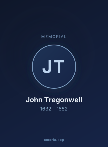 Memorial portrait of John Tregonwell