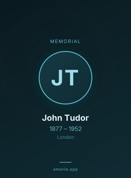 Memorial portrait of John Tudor