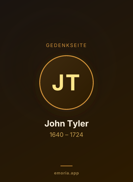 Gedenkportrait von John Tyler