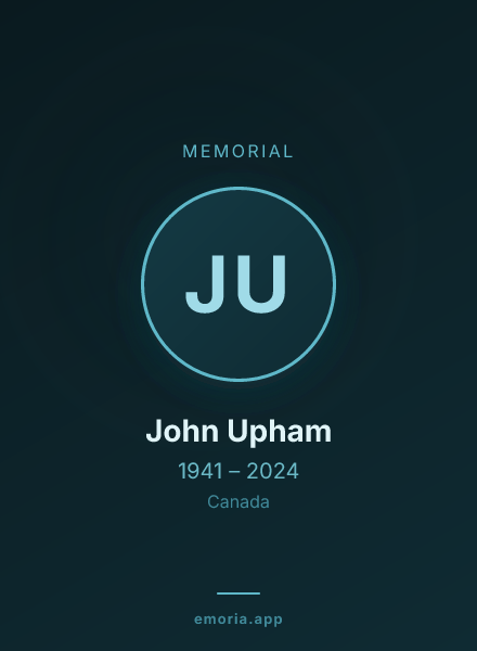 Memorial portrait of John Upham